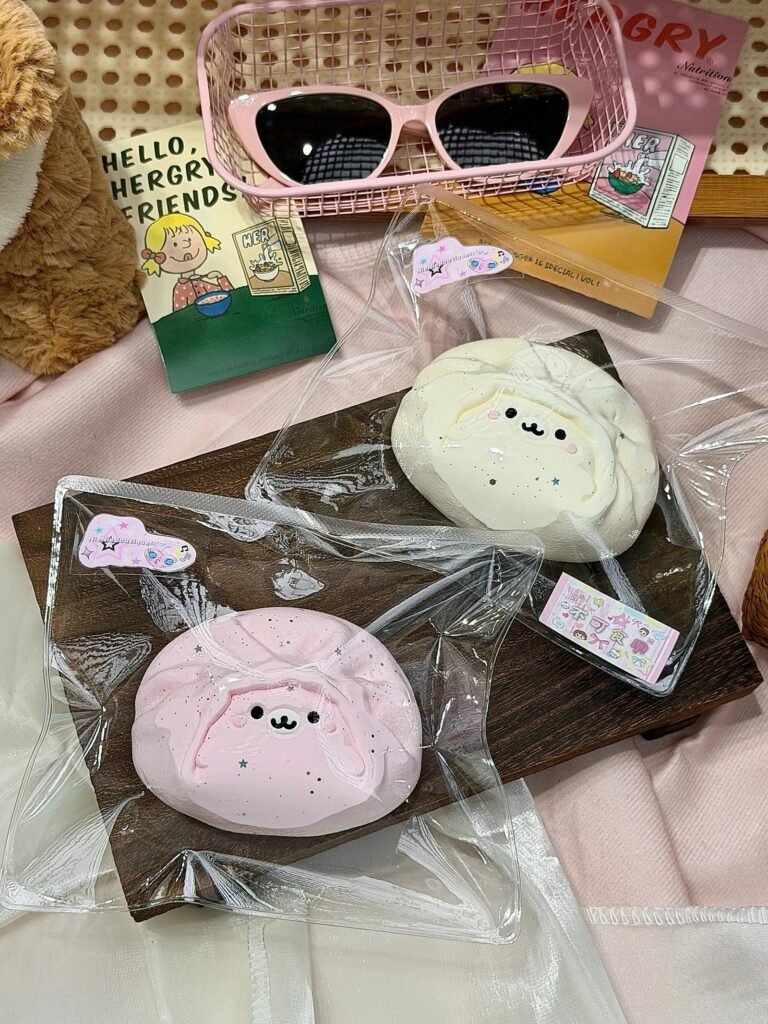 446002 NieNie Milk White Seal Dumpling (Cream Paste Clay Texture Series) / NieNie 奶白海豹饺子(乳膏泥触感系列)