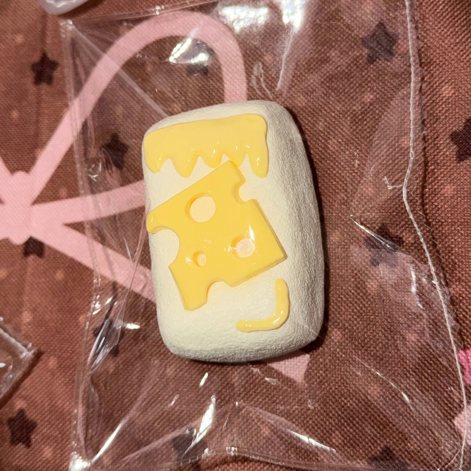 39051 NNuooo Milk Brick - Random Hand Painting and Demolding Marks (Cream Frosting Clay Texture Series) / NNuooo捏捏 奶砖(手绘随机/脱膜瑕)(奶霜触感系列)