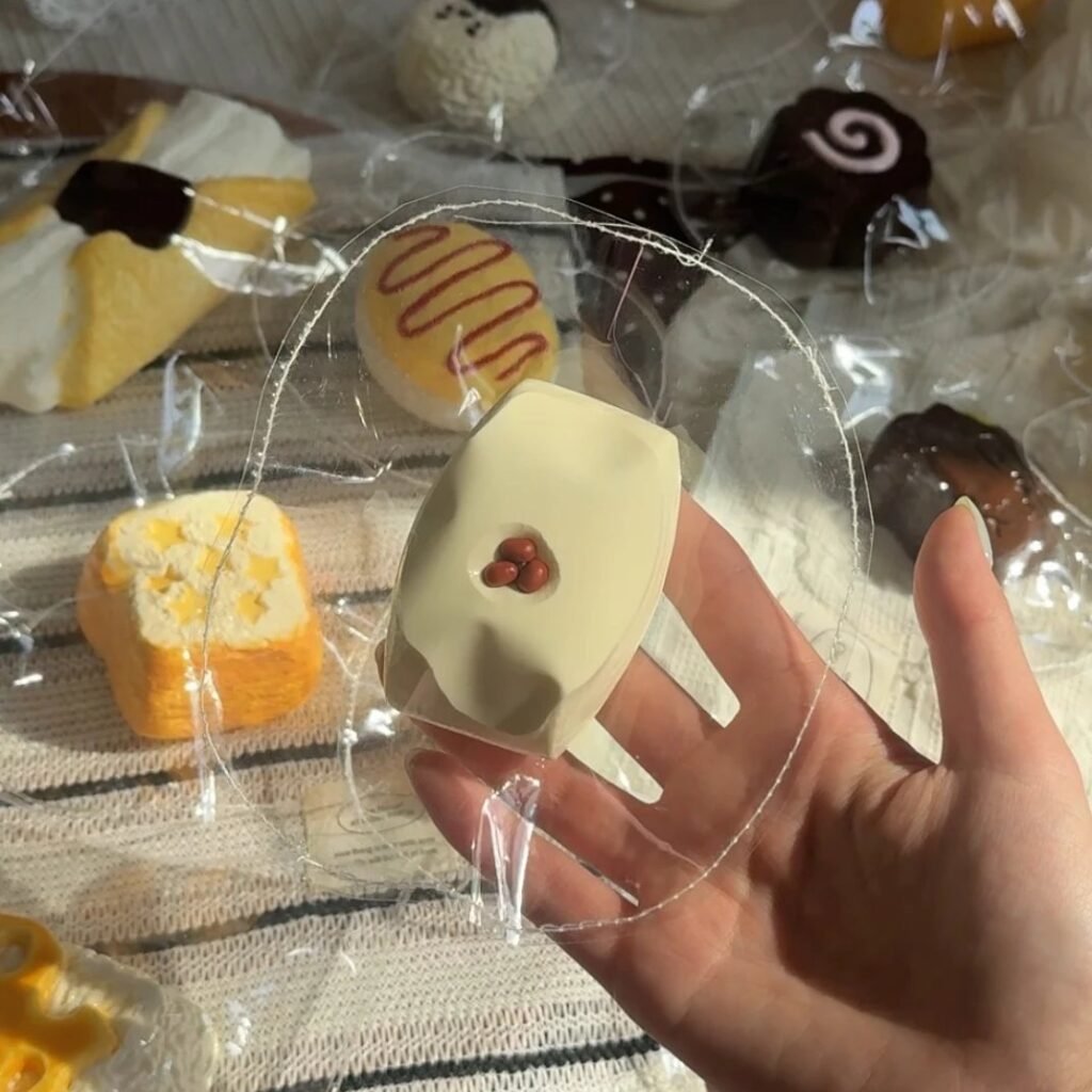 474020 Nonoroom Knife-Cut Mini Bun with Red Bean (Clay Texture Series) / 糯糯屋nonoroom 刀切小馒头（带红豆）（粘土泥触感系列）
