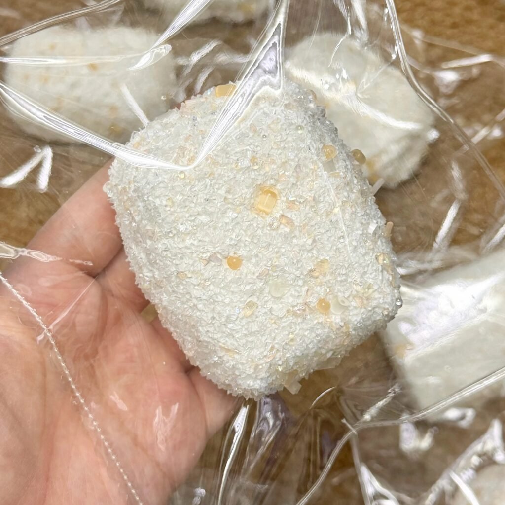 135089 Ohmo Nienie Orange Sprinkle Mochi (Cream Paste Texture Series) / ohmo捏捏 橙色碎碎糍粑（乳膏感触感系列）