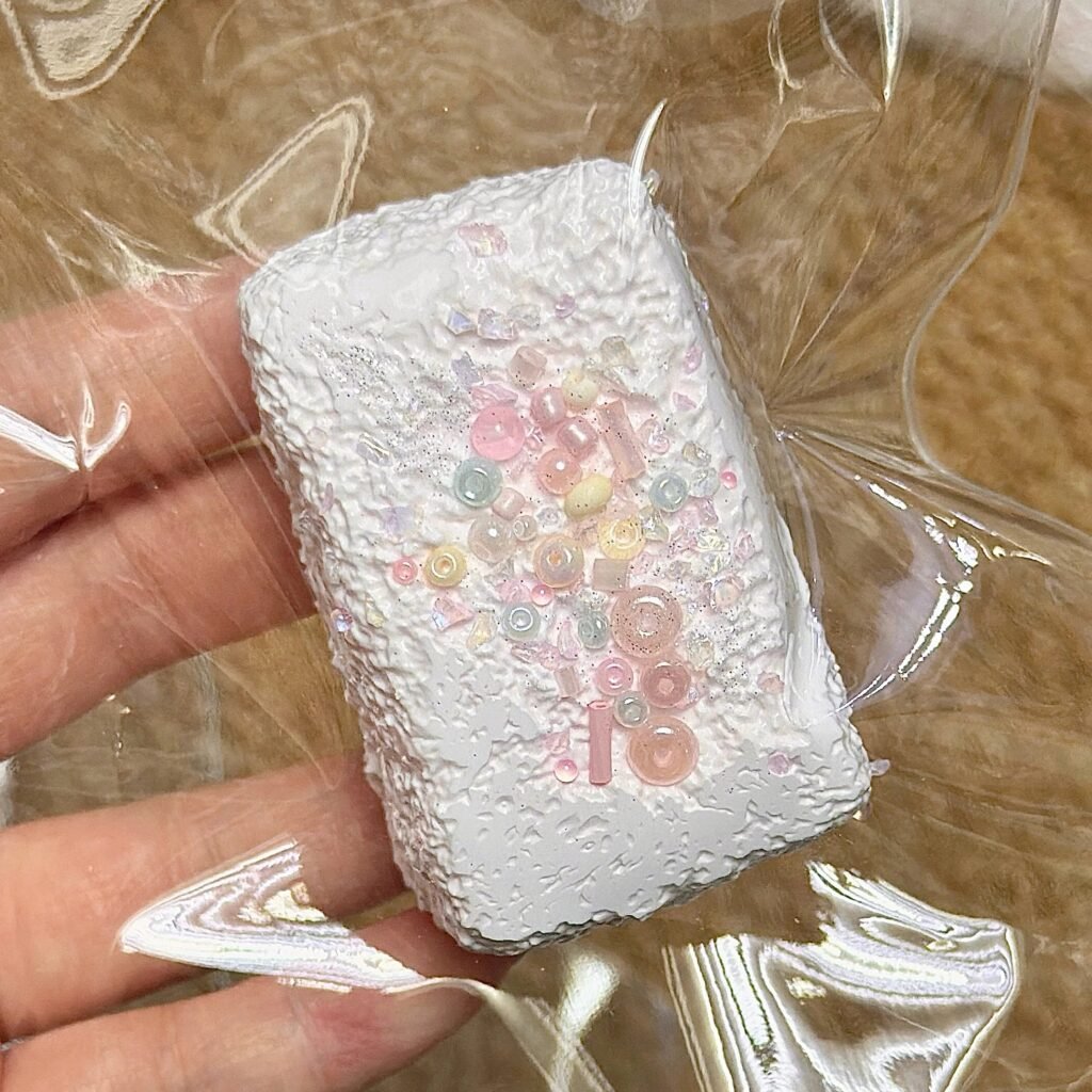 135113 Ohmo Nienie Pink Mini Brick (Cream Cheese Clay Texture Series) / ohmo捏捏 粉色微缩板砖(干酪泥触感系列)