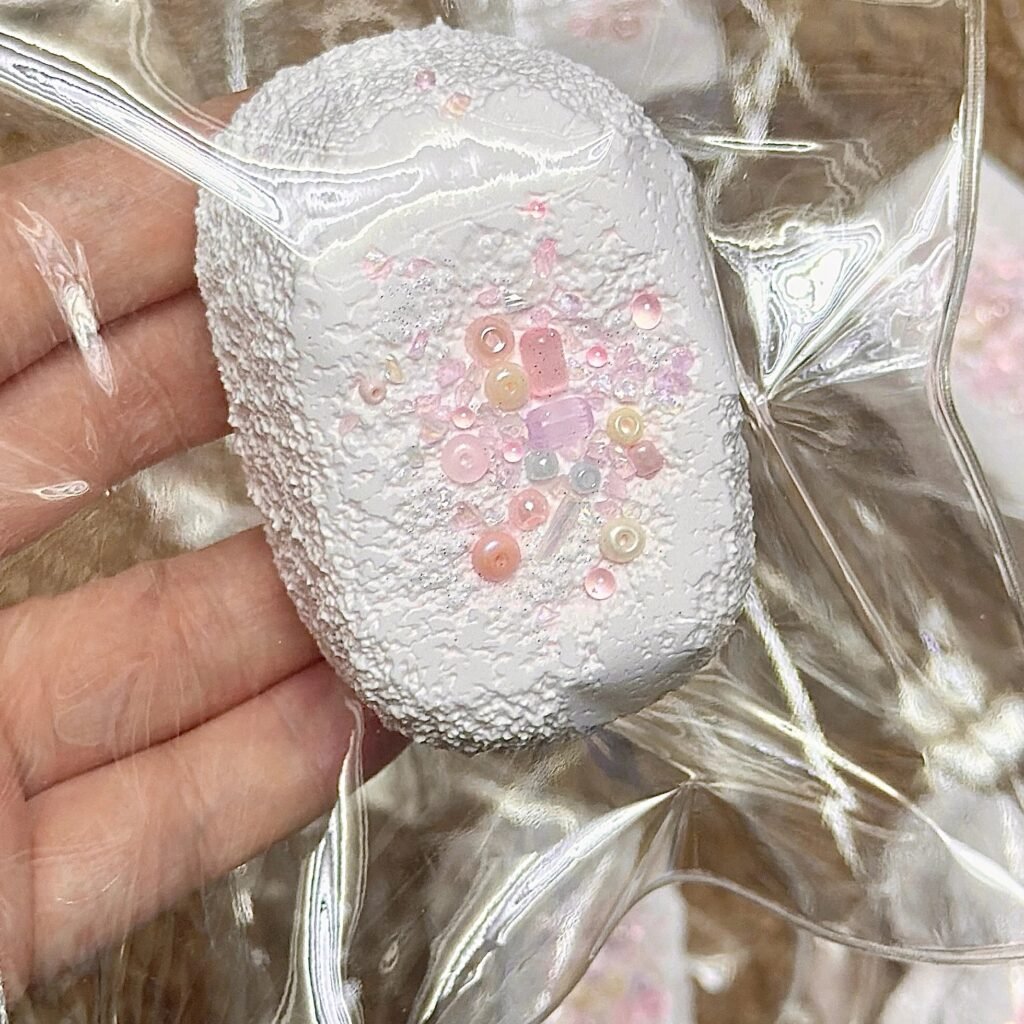 135115 Ohmo Nienie Pink Mini Senbei (Cream Cheese Clay Texture Series) / ohmo捏捏 粉色微缩仙贝(干酪泥触感系列)