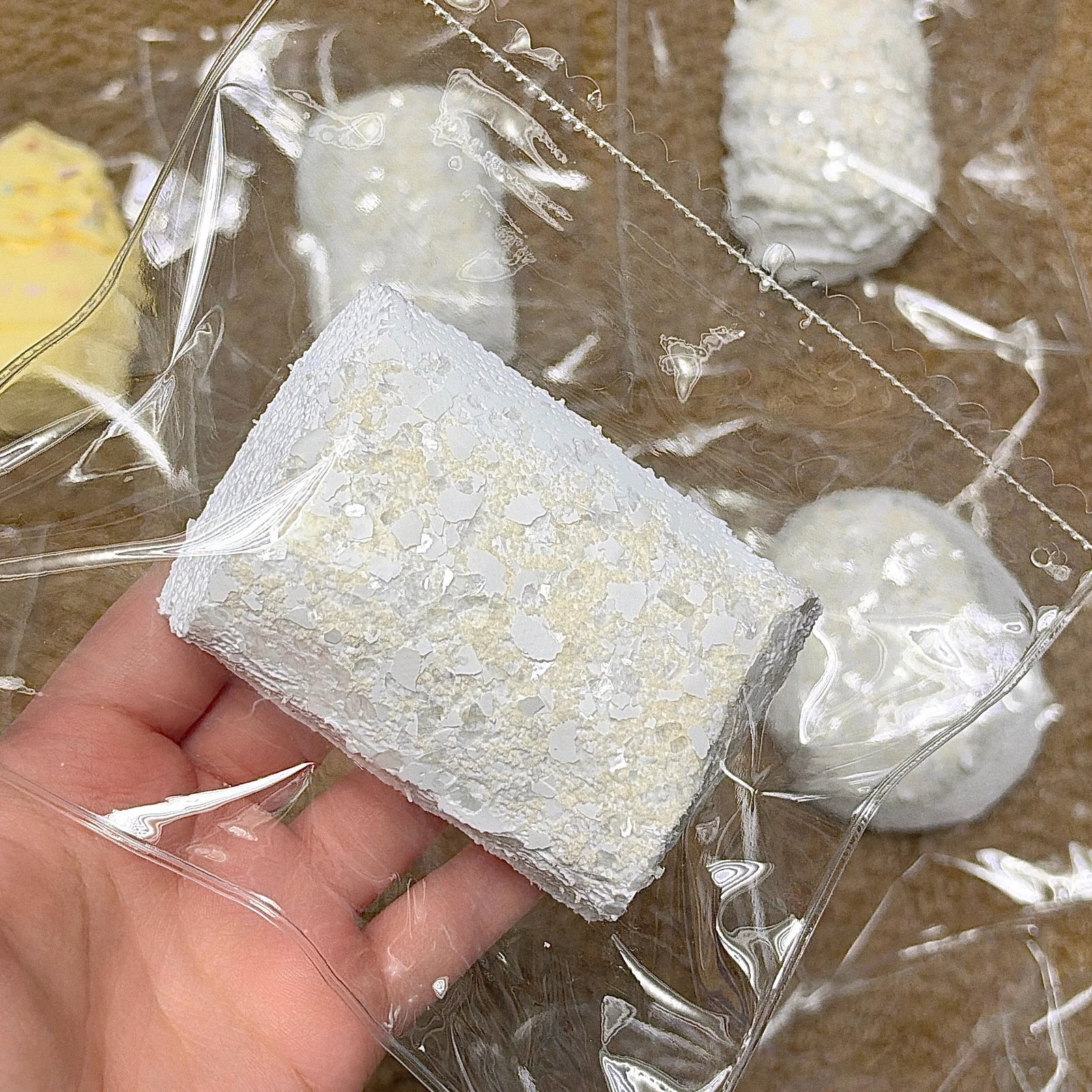 135120 Ohmo Nienie Snowflake Double-Layer Marshmallow (Cream Cheese Clay Texture Series) / ohmo捏捏 雪花双层棉花糖(干酪泥触感系列)