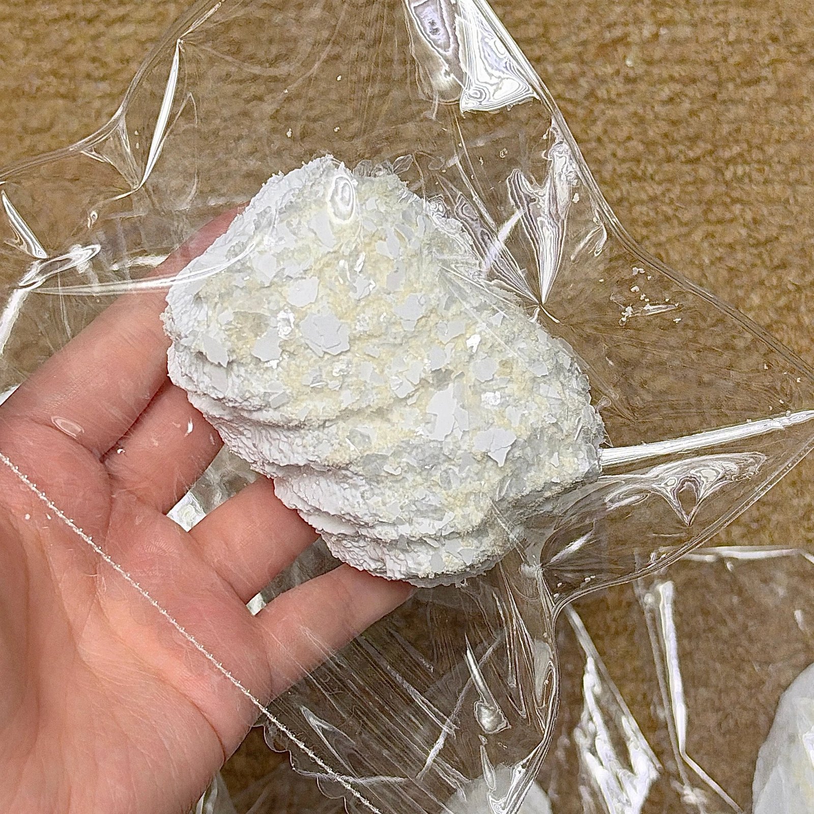 135126 Ohmo Nienie Snowflake Cream Roll (Cream Cheese Clay Texture Series) / ohmo捏捏 雪花奶油卷卷(干酪泥触感系列)