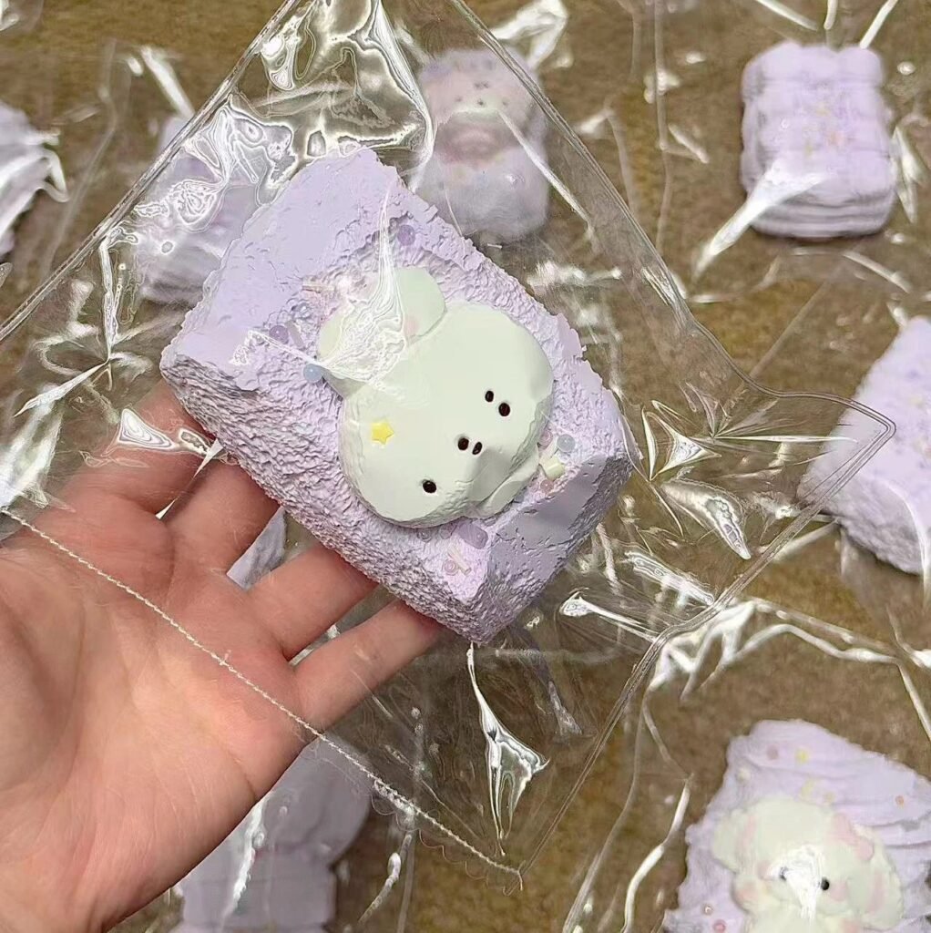 135146 Ohmo Nienie Bunny Short Toast (Heat Pad Soft Cheese Clay Texture Series) / ohmo捏捏 小兔短吐司(加热垫软干酪触感系列)
