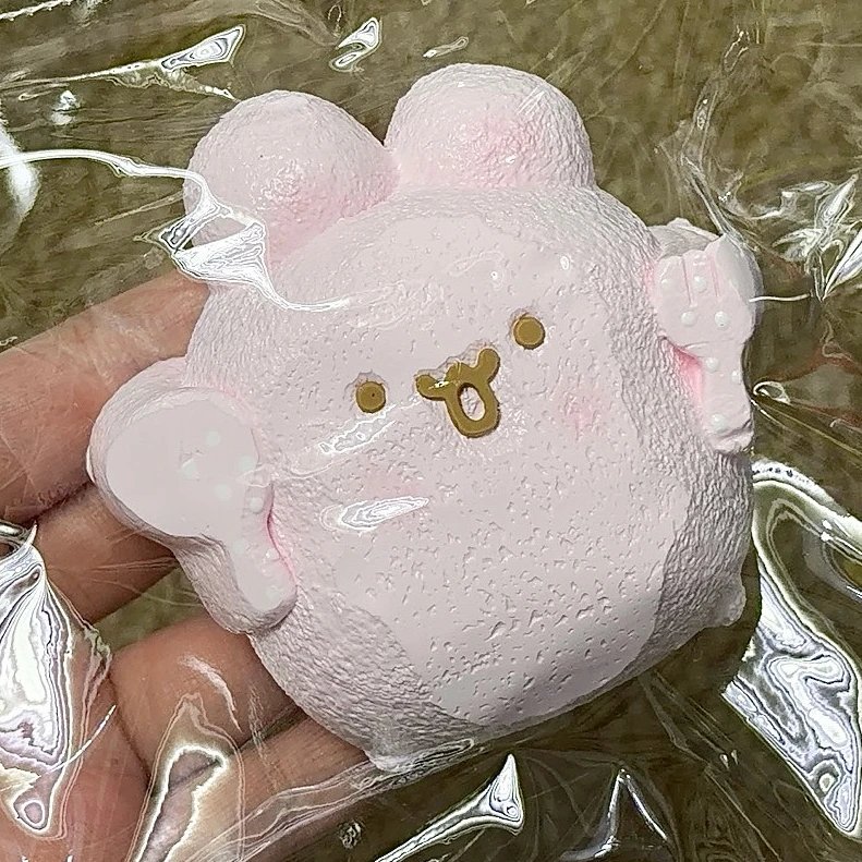 135165 Ohmo Nienie Dining Bunny (Cream Cheese Clay Texture Series) / ohmo捏捏 开饭小兔（干酪泥触感系列）