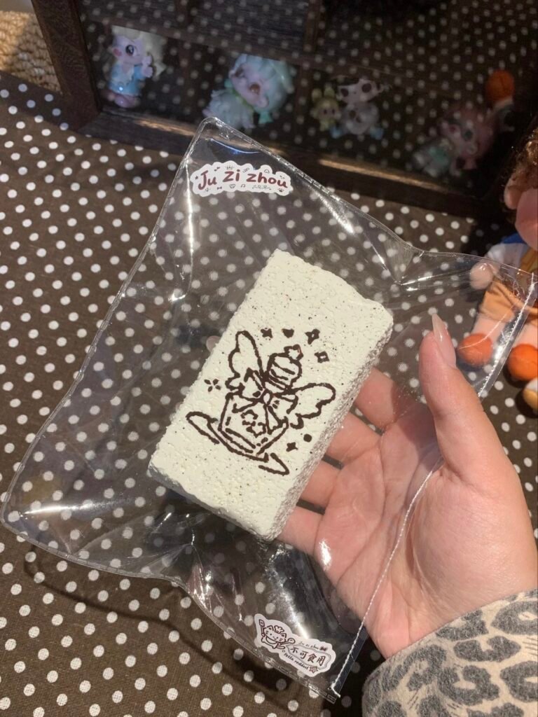 465001 OrangeIsle Wishing Bottle Long Toast (Cheese Clay Texture Series) / 橘子洲捏捏 许愿瓶长吐司（奶酪泥触感系列）