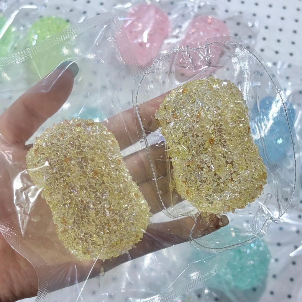 490005 One Wan Meixiangdao Yellow Diamond Soap (Jelly Clay Texture Series) / One弯没想到 黄钻石香皂(果冻泥触感系列)
