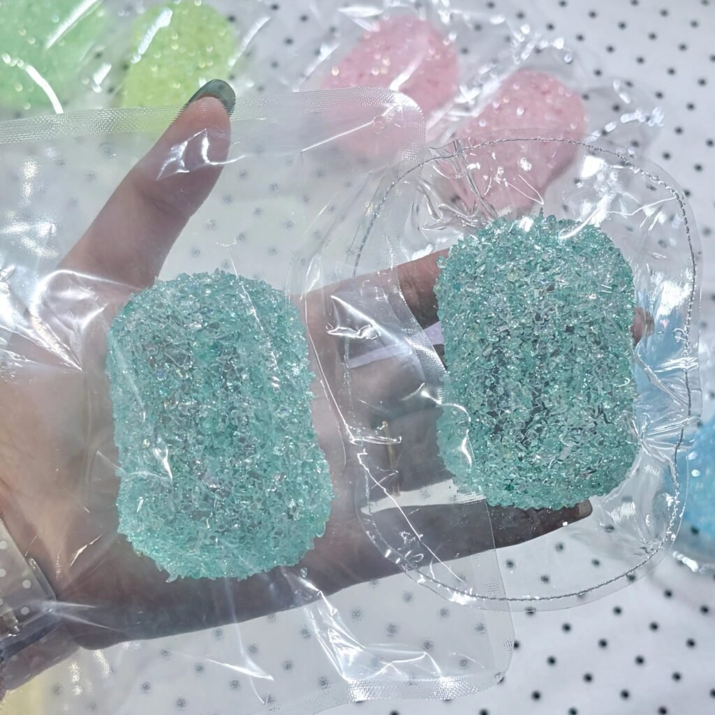 490007 One Wan Meixiangdao Mint Diamond Soap (Jelly Clay Texture Series) / One弯没想到 薄荷钻石香皂(果冻泥触感系列)