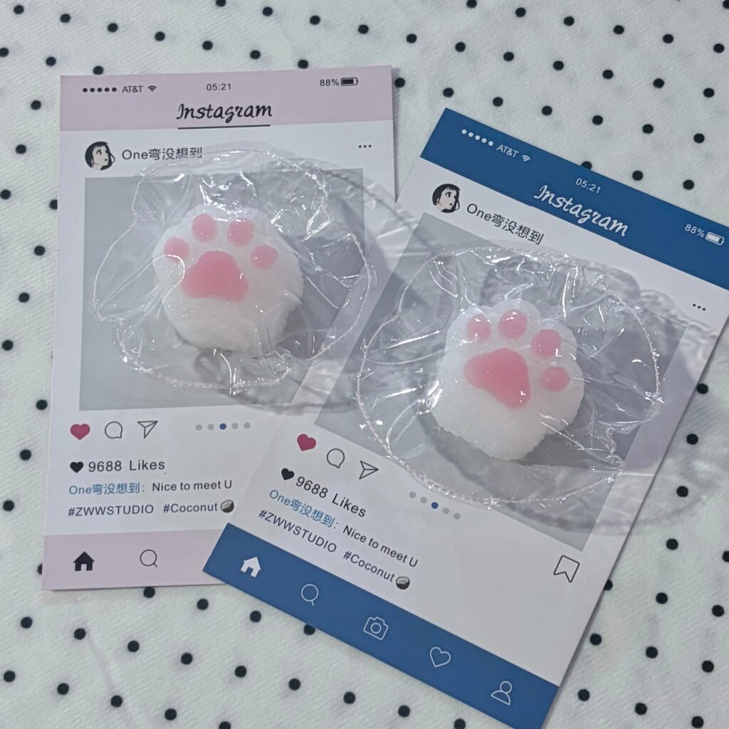 490047 One Wan Meixiangdao Round Cat Paw (Coconut Oil Texture Series) / One弯没想到 圆猫爪（椰子油触感系列）