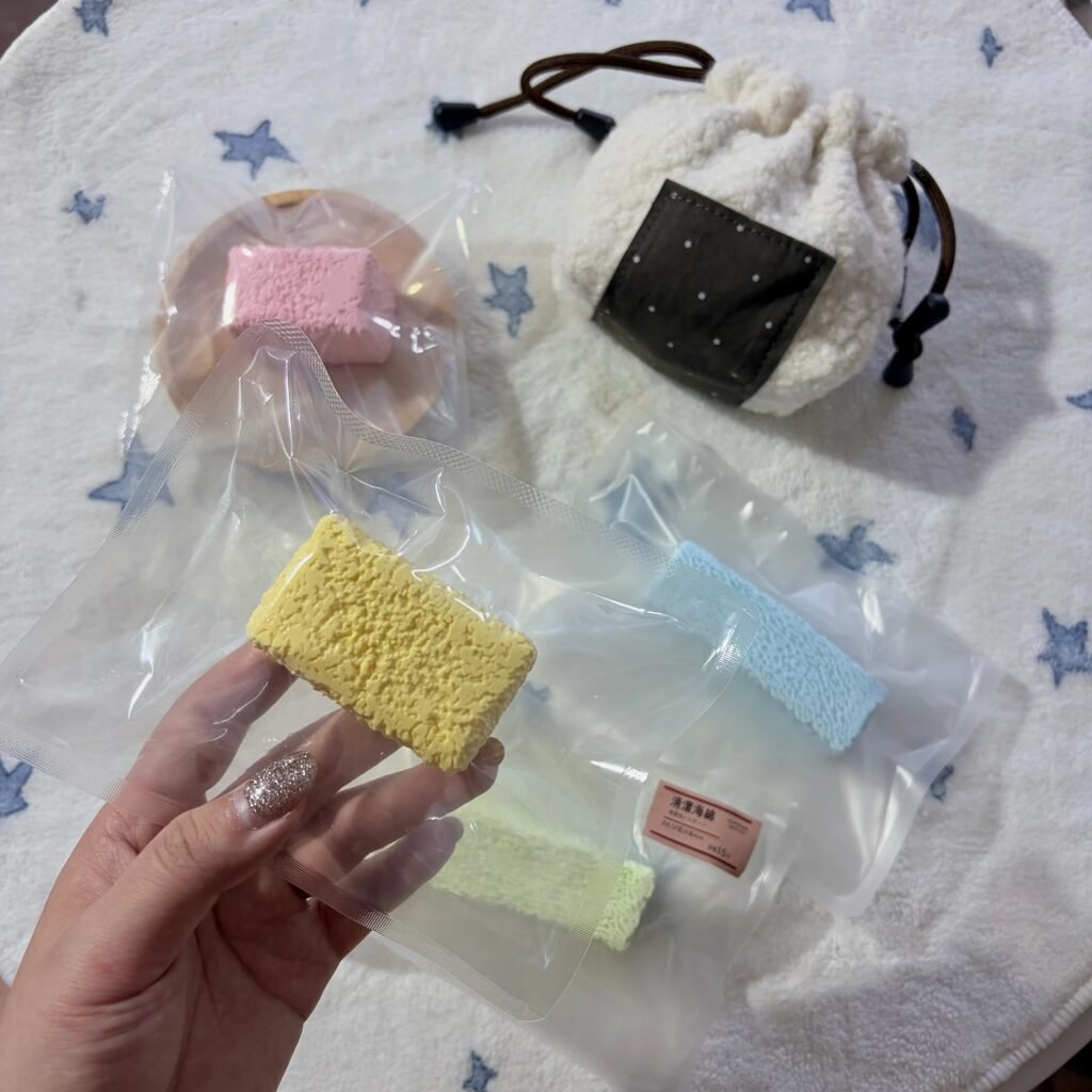 490051 One Wan Meixiangdao Yellow Short Sponge (Coconut Oil Texture Series) / One弯没想到 黄短海绵（椰子油触感系列）