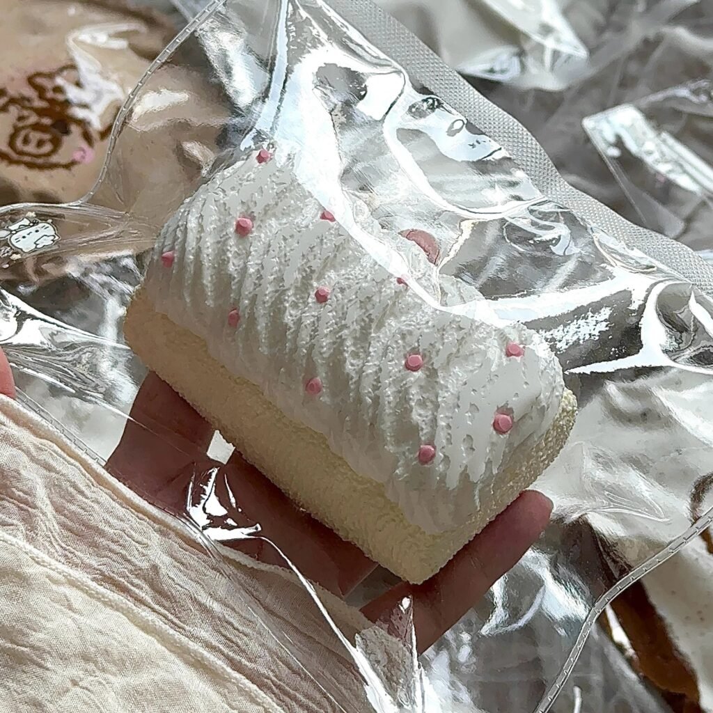 450007 Peanut Butter Bread Cream Bar Marshmallow (Wet Soft Cheese Clay Texture Series) / 花生酱面包 奶油条棉花糖（湿软奶酪泥触感系列）