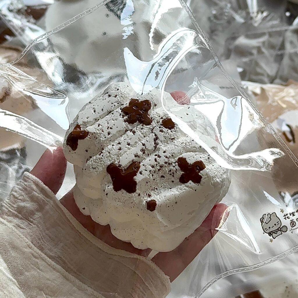 450010 Peanut Butter Bread Stacked Tiramisu (Wet Soft Cheese Clay Texture Series) / 花生酱面包 叠叠提拉米苏（湿软奶酪泥触感系列）