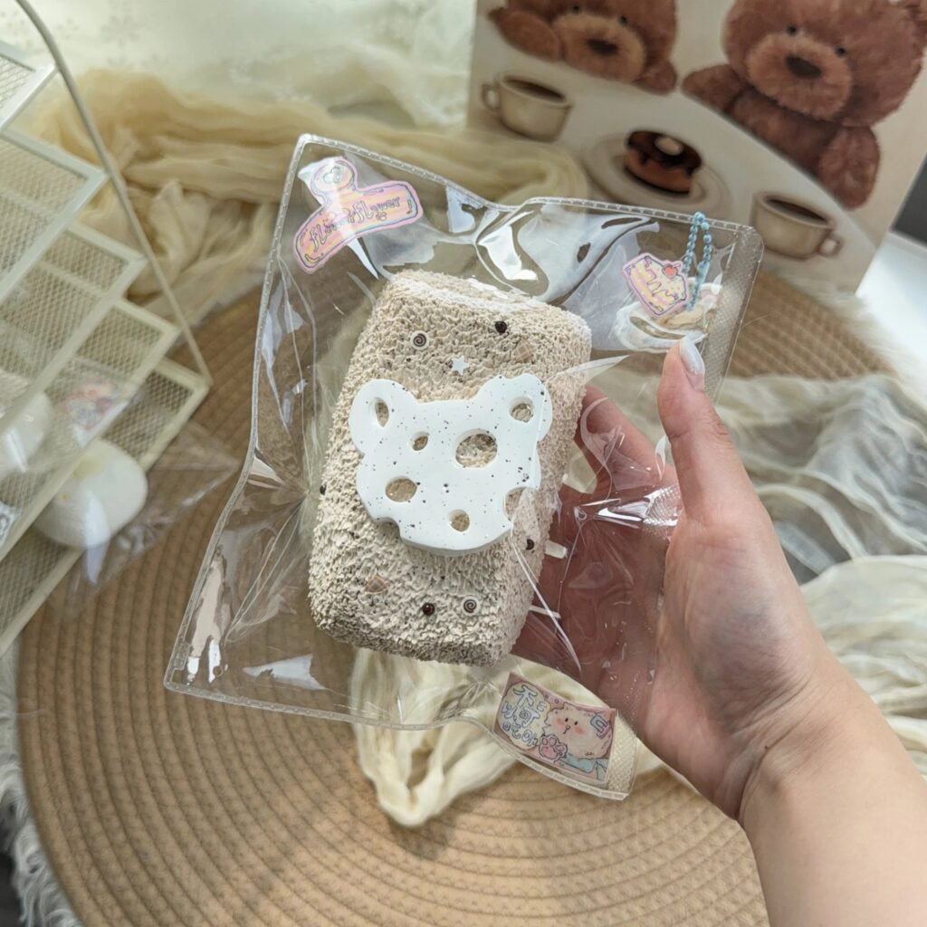 233033 Pili Sunflower Brown Bear Cheese Long Toast (Cream Clay Texture Series) / 可爱无敌霹雳太阳花 小熊芝士长吐司棕（奶油泥触感系列）
