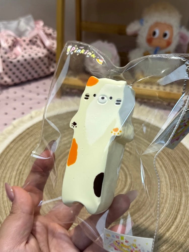 436014 Pinkink Calico Cat Bar (Dry Cheese Clay Texture Series) / 粉墨捏捏 (三花)猫条（干酪泥触感系列）