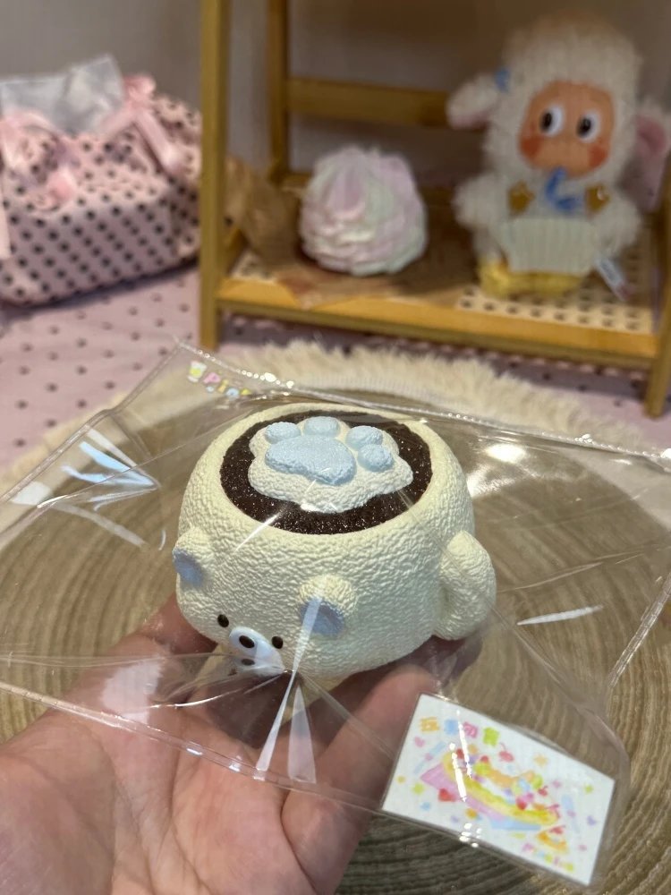 436018 Pinkink Blue Cat Paw Coffee Cup (Dry Cheese Clay Texture Series) / 粉墨捏捏 猫爪咖啡杯(蓝)（干酪泥触感系列）