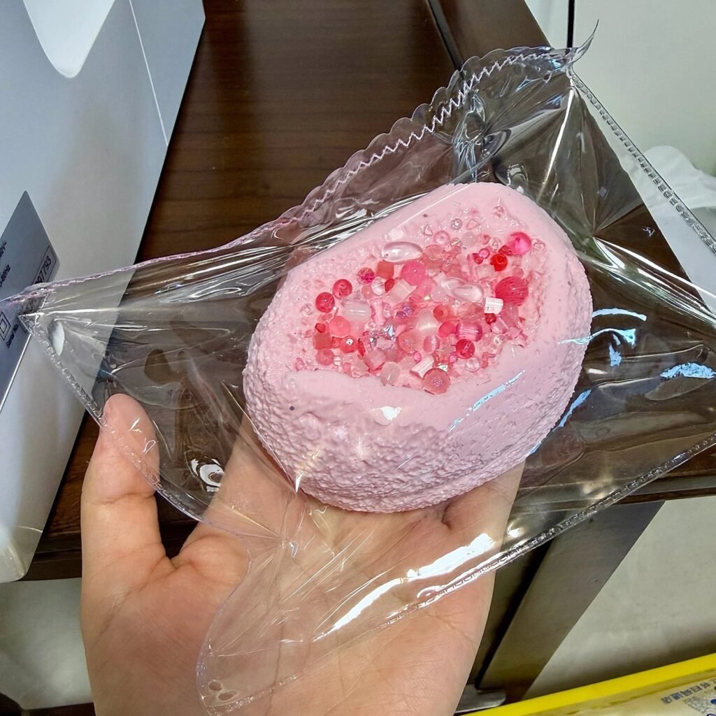 529050 Pearl Mermaid Strawberry Double-Layer Senbei - Cosmetic Imperfection (Ultra-Soft Watery Clay Texture Series) / 珍珠美人鱼 草莓双层仙贝·外观瑕疵(变态软偏水泥感触感系列)