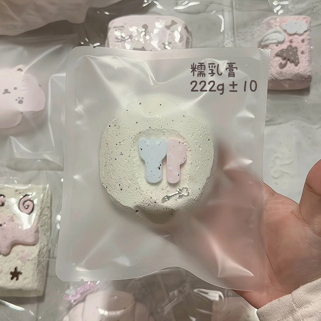 122006 Princess Studio Polka Dot Chubby Senbei (Glutinous Cream Paste Clay Texture Series) / princess studio(二店) 波点胖仙贝(糯乳膏触感系列)