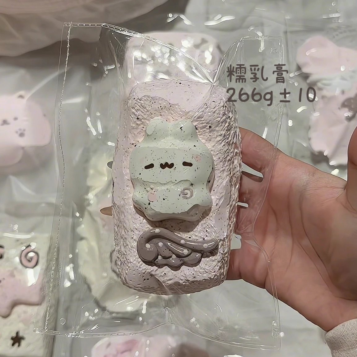 122007 Princess Studio Angel Bunny Brick (Glutinous Cream Paste Clay Texture Series) / princess studio(二店) 天使小兔板砖(糯乳膏触感系列)