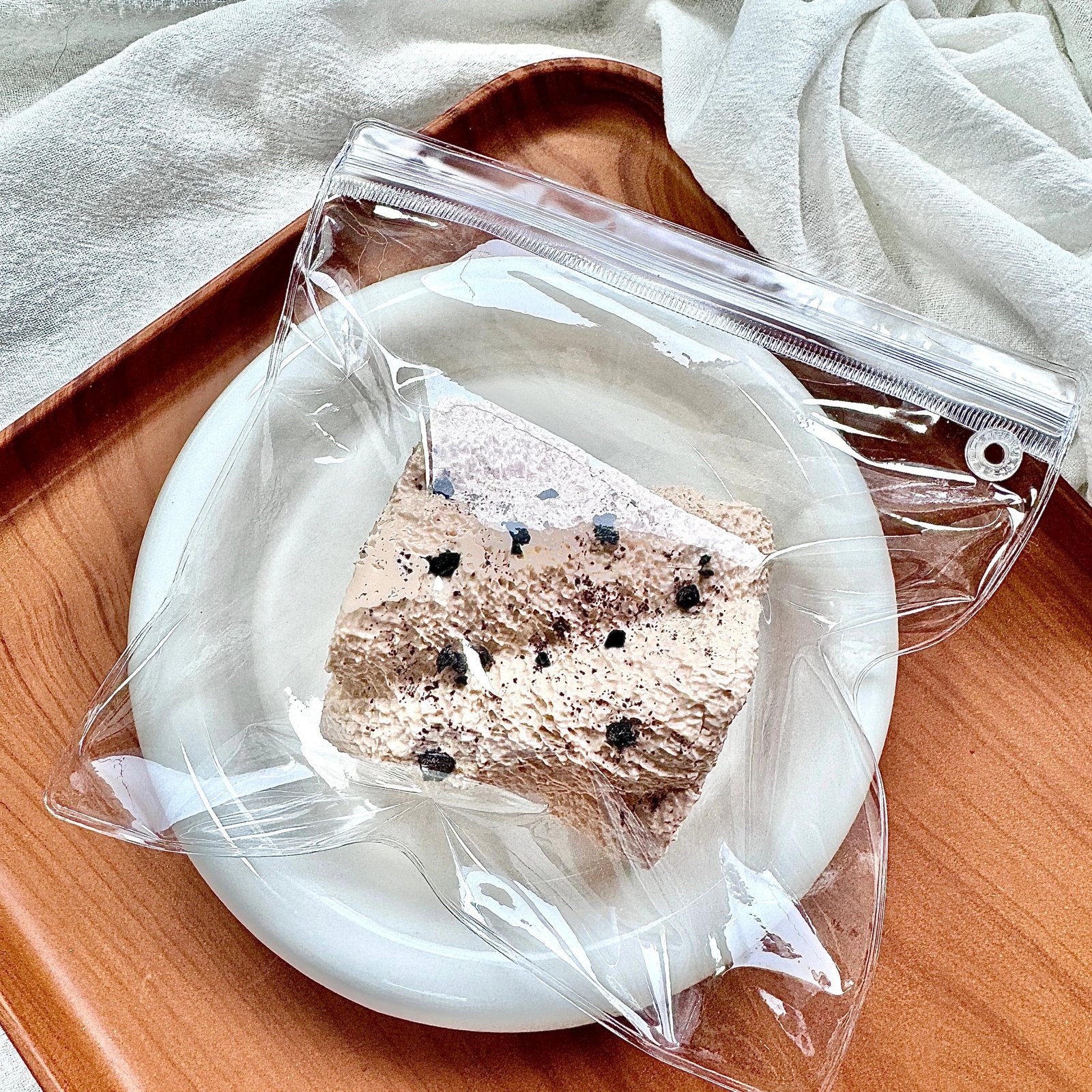 513007 Queen C. Studio Milk Chocolate Textured Marshmallow (Milk Cake Clay Texture Series) / Queen C. @Studio 奶巧麻赖棉花糖(奶糕泥触感系列)