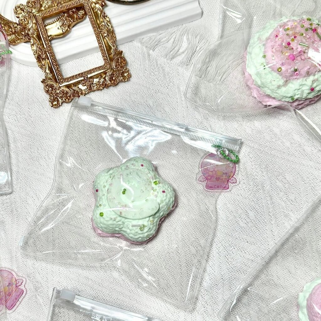 513014 Queen C. Studio Fish Cake Star Rice Ball - Sakura Milk Green (Sticky Cake Clay Texture Series) / Queen C. @Studio 鱼板星星饭团·浅樱奶绿（黏糕泥触感系列）