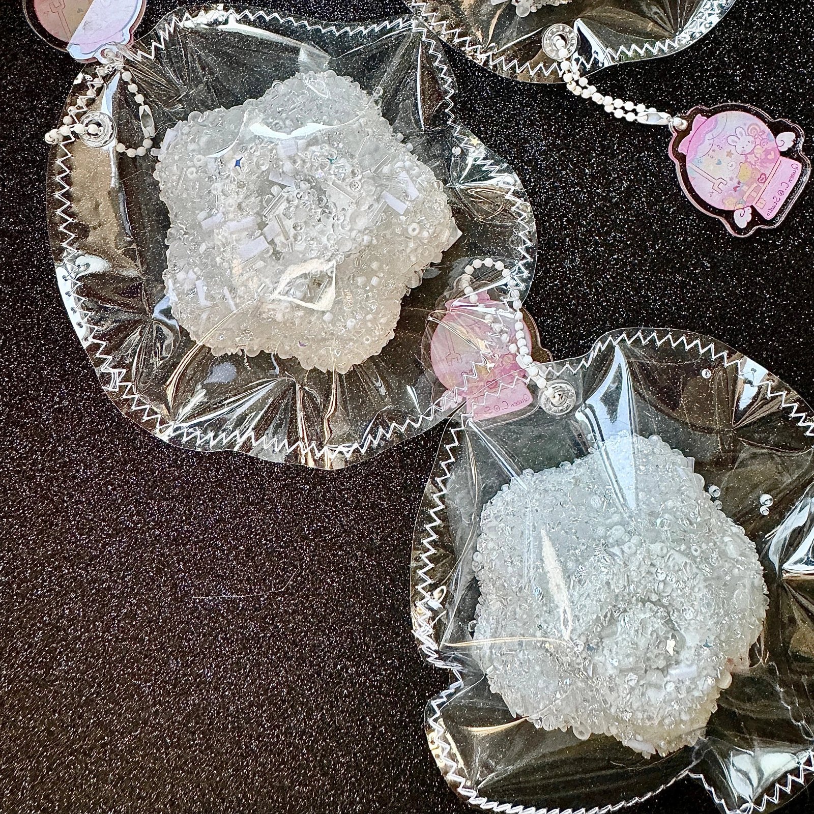 513023 Queen C. Studio Star Fish Cake Rice Ball - Crushed Ice Moonlight (Soft Slushy Clay Texture Series) / Queen C. @Studio 星星鱼板饭团·碎冰清冷白月光(软烂泥触感系列)