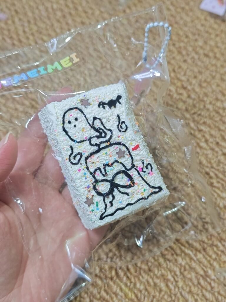 183022 Qumeimei Candle Ghost (Rice Cake Clay Texture Series) / 趣莓莓 蜡烛幽灵(年糕泥触感系列)