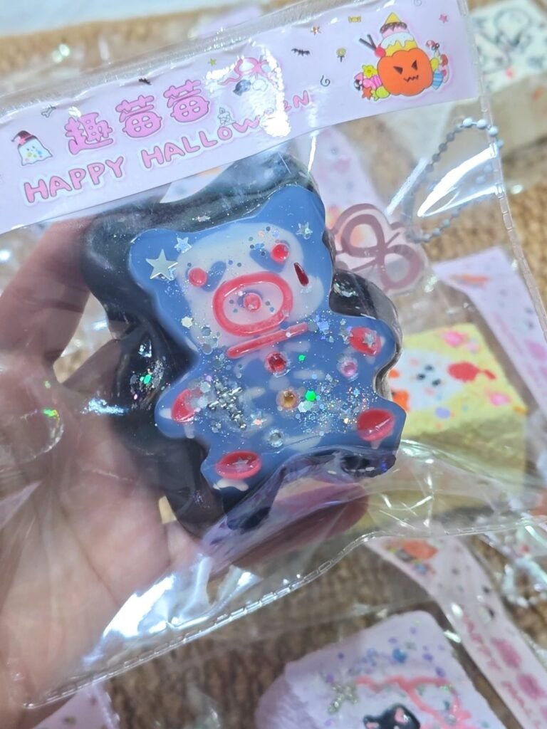 183025 Qumeimei Skeleton Bear (Rice Cake Clay Texture Series) / 趣莓莓 骷髅小熊(年糕泥触感系列)