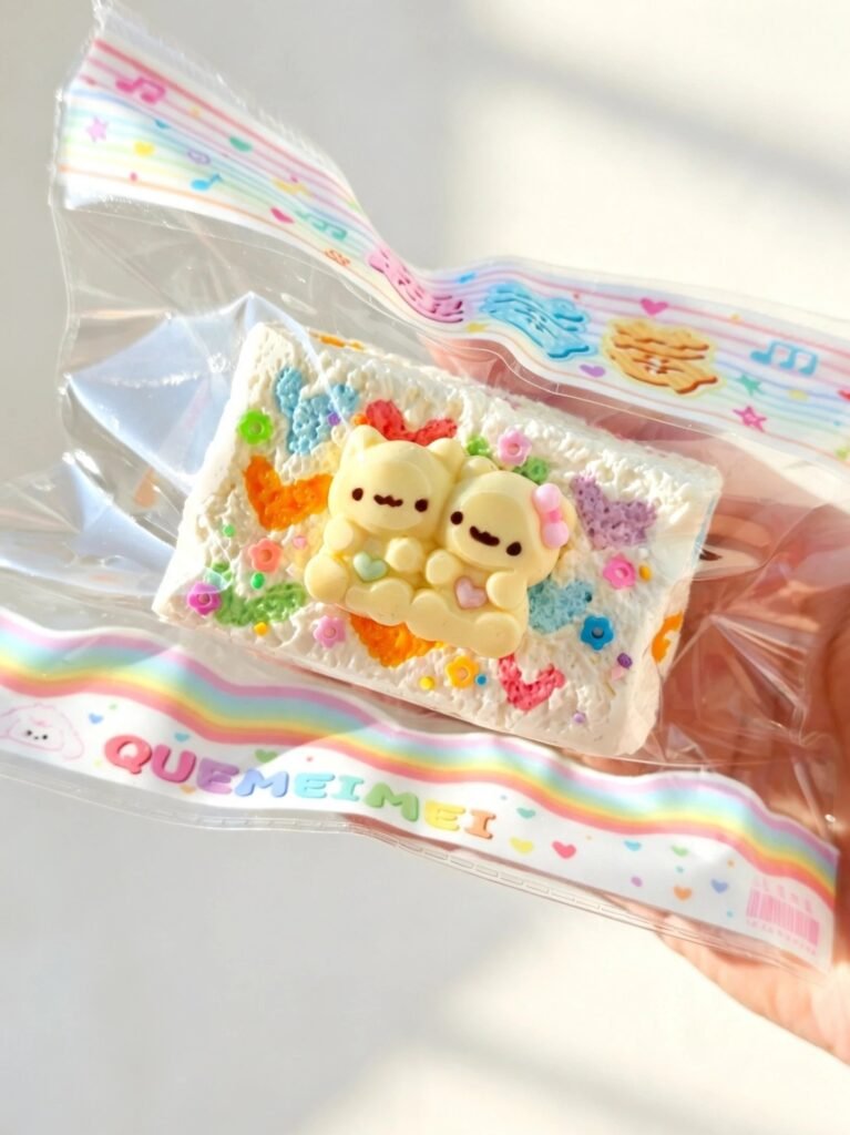 183036 Qumeimei Good Friends Short Toast (Rice Cake Clay Texture Series) / 趣莓莓 好朋友短吐司(年糕泥触感系列)