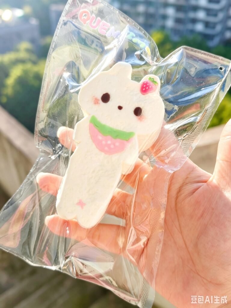 183037 Qumeimei Strawberry Bunny (Rice Cake Clay Texture Series) / 趣莓莓 草莓兔子（年糕泥触感系列）