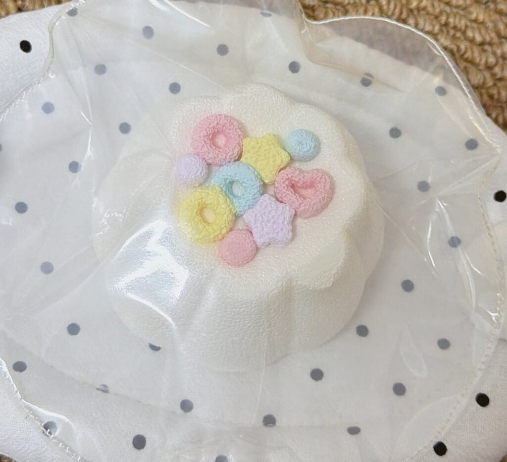 491010 Ruanbulaji Big Bear Cereal Ring Pudding (Low-Resistance Fluffy Cream Texture Series) / 软不拉几大狗熊 谷物圈布丁（低阻绵奶油触感系列）