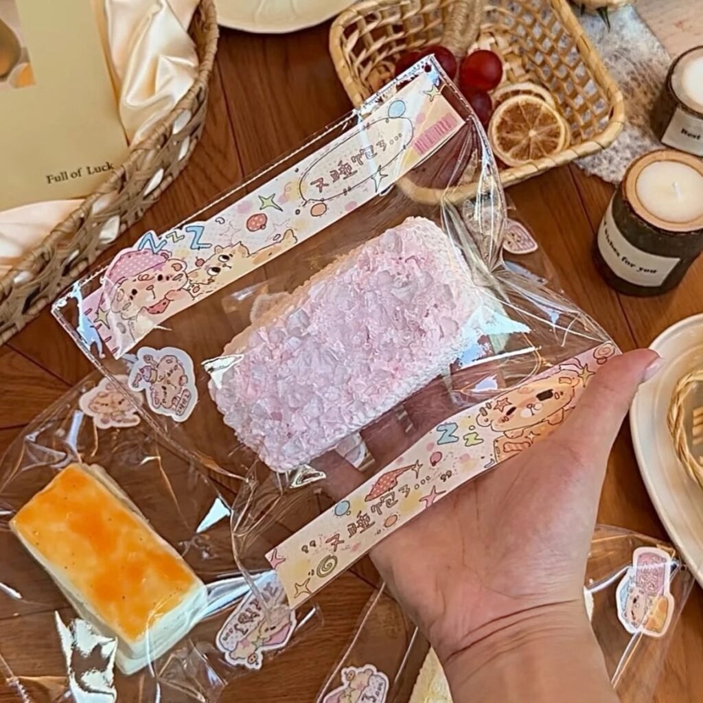 95086 Well Rested Again Squishy Pink and Purple Sorbet Rice Ball (Dry Clay Texture Series) / 又睡饱了捏捏 粉紫冰沙饭团（干黏土触感系列）