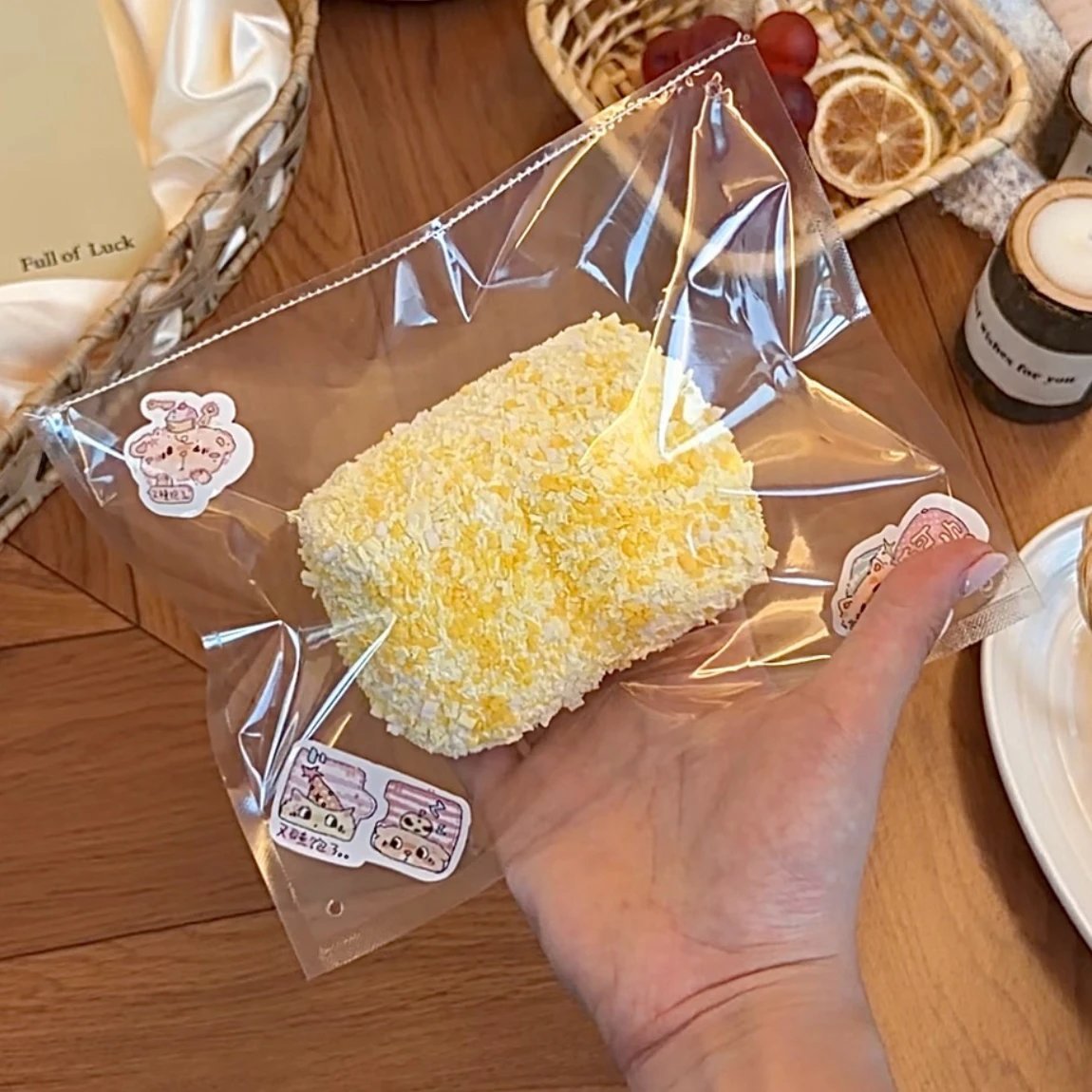 95091 Well Rested Again Squishy Fluffy Bread Duo (Special Blend Soft Clay Texture Series) / 又睡饱了捏捏 蓬松二连(特调软触感系列)