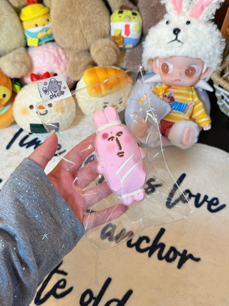 456003 R1ce Speechless Bunny Sausage (Dry Cheese Clay Texture Series) / R1ce 无语兔QQ肠（干奶酪触感系列）