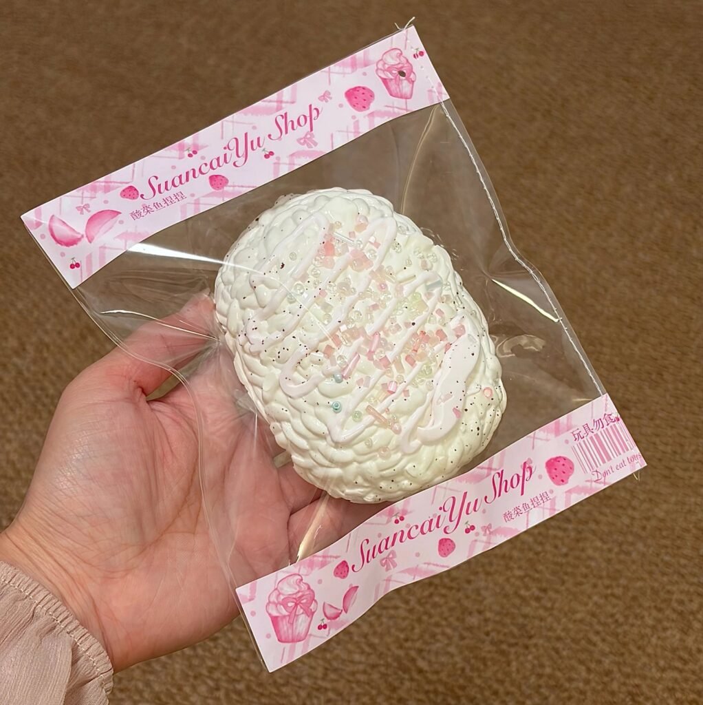 542017 Suancai Fish Squishy Hand-Pressed Rice Ball (Oven-Cured Light Cream Clay Texture Series) / 酸菜鱼捏捏 手握饭团（轻奶油泥烤箱版触感系列）
