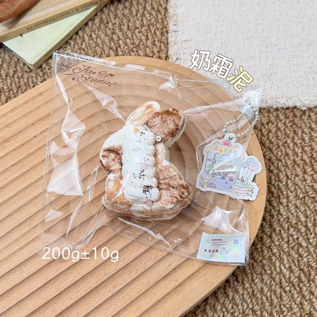 24043 SiJiu Cream Bunny Toast (Cream Frosting Clay Texture Series) / SiJiu的捏捏 奶油小兔吐司(奶霜泥触感系列)