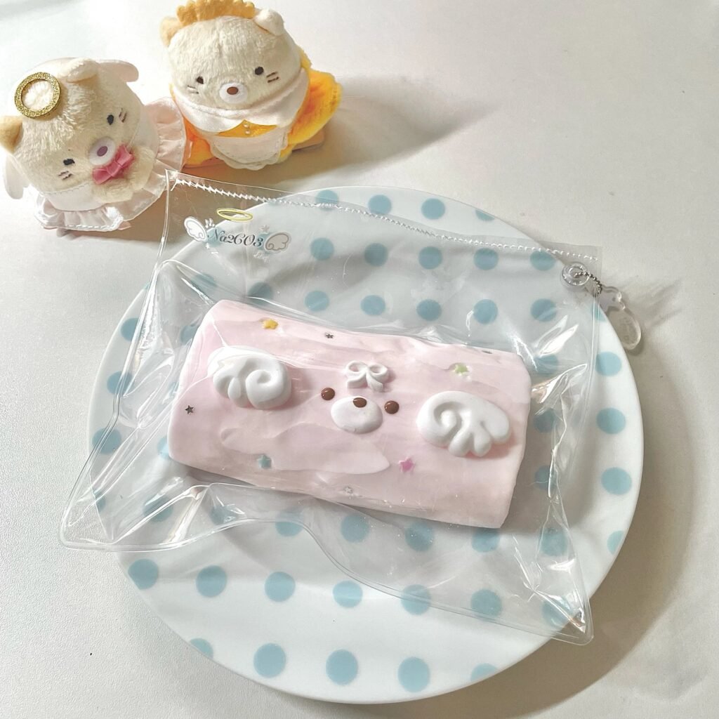 546002 Sodium Carbonate Angel Bear Rice Cake - Pink (Thick Cream Texture Series) / 碳酸钠Na2CO3 天使小熊年糕（粉色）（厚奶油触感系列）
