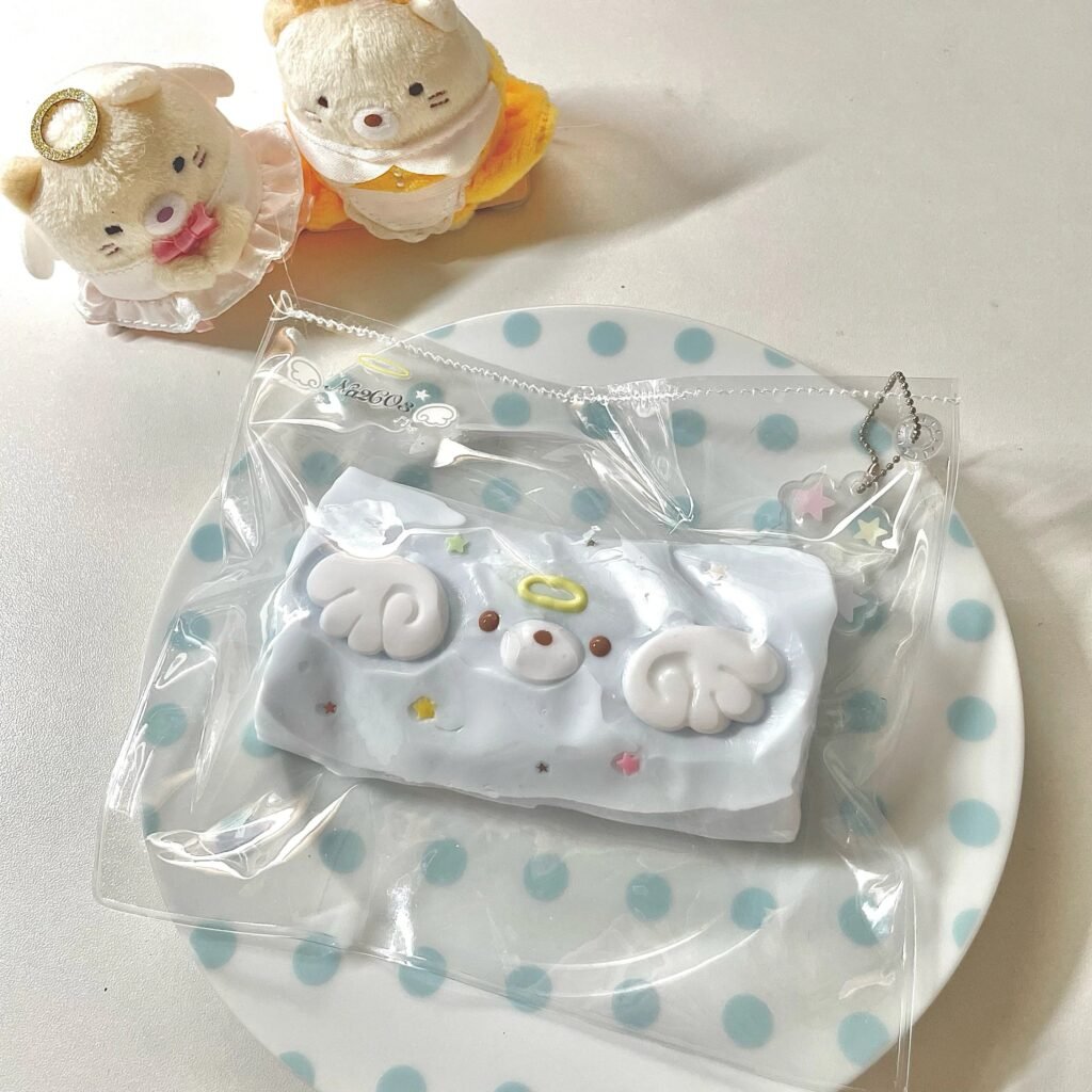 546003 Sodium Carbonate Angel Bear Rice Cake - Blue (Thick Cream Texture Series) / 碳酸钠Na2CO3 天使小熊年糕（蓝色）（厚奶油触感系列）