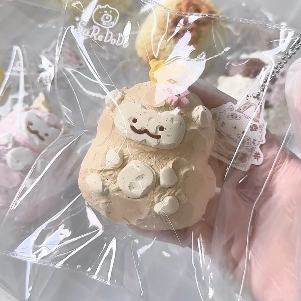 116111 Suredodo Cream Latte Monkey (Yogurt Clay Texture Series) / Suredodo苏惹多多 奶油拿铁小猴叽(酸奶泥触感系列)