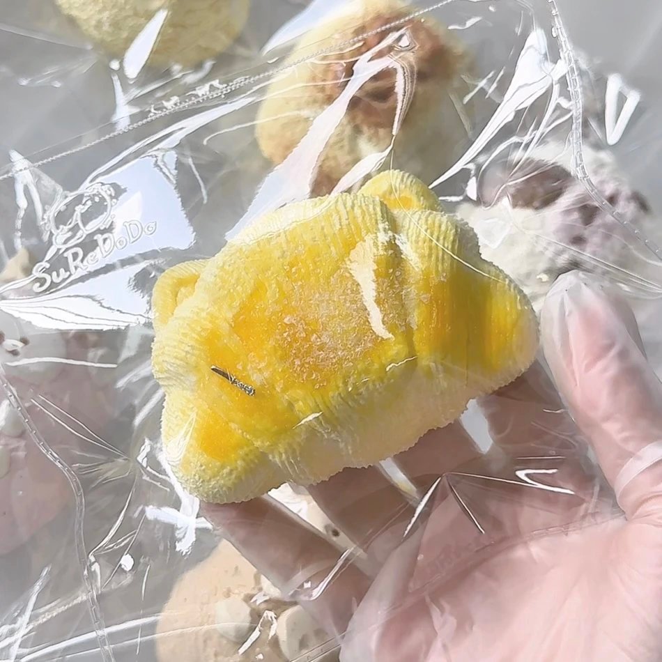 116119 Suredodo Coconut Kitten Croissant (Yogurt Clay Texture Series) / Suredodo苏惹多多 椰蓉猫猫牛角包(酸奶泥触感系列)