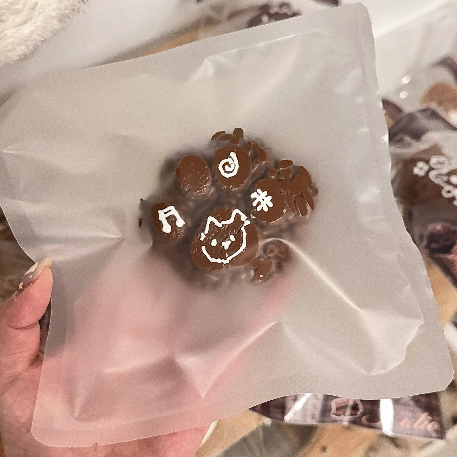558005 Suzi Squishy Chocolate Cat Paw - Cosmetic Defect / Suzi的捏 巧克力猫爪(瑕疵款)