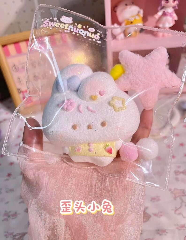 464000 Sweet Nuonuo Tilted-Head Bunny (Milk Cream Clay Texture Series) / Sweet糯糯 歪头小兔(奶膏泥触感系列)