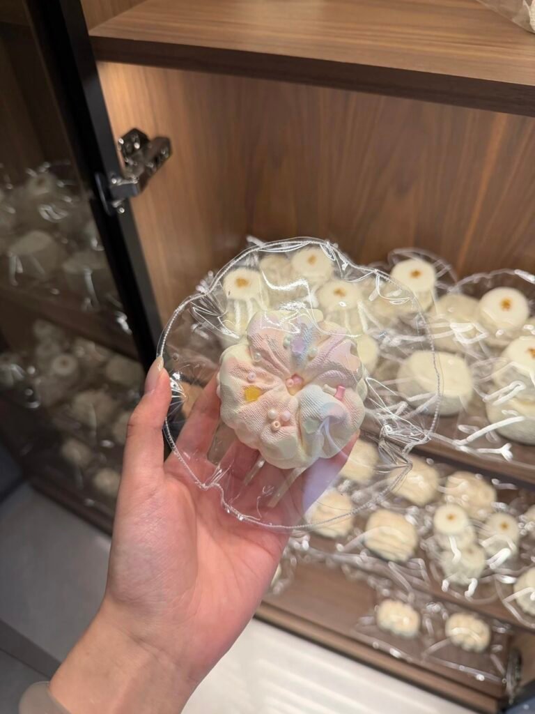 470006 Sweet Persimmon Scrunchie (Cream Cheese Clay Texture Series) / 甜柿子的捏 大肠发圈(乳酪泥触感系列)
