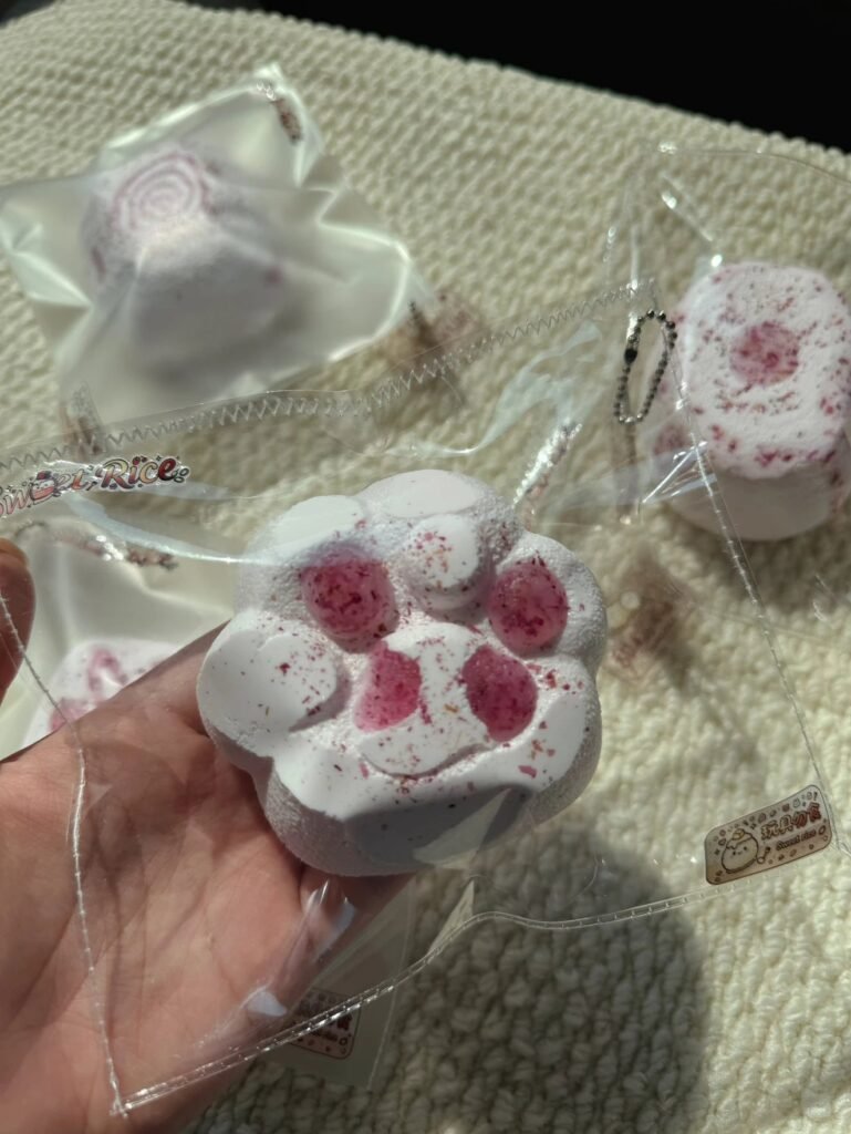487003 Sweetrice Rose Jelly Cat Paw (Soft Rice Cake Texture Series) / 甜糯米捏Sweetrice 玫瑰冻猫爪（软糍粑触感系列）