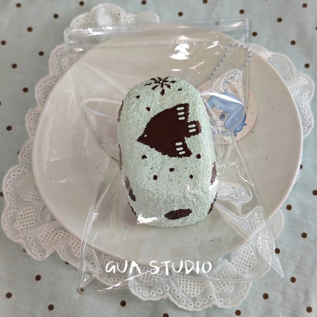 509005 Tian Gua Puzi Mint Chocolate Bird Senbei (Cheese Clay Texture Series) / 甜瓜铺子 薄巧飞鸟仙贝（奶酪泥感触感系列）