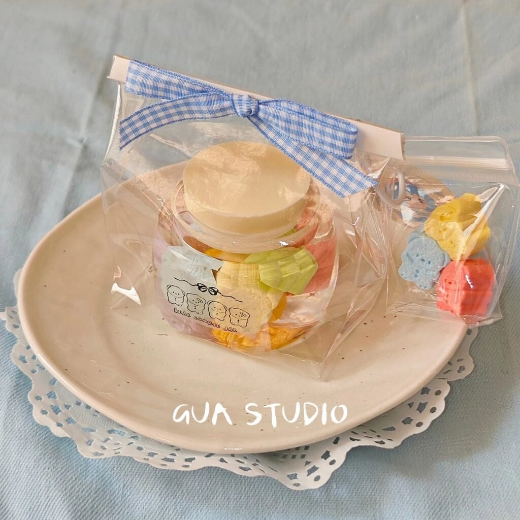509013 Tian Gua Puzi Bear Cookie Jar (Watery Texture Series) / 甜瓜铺子 小熊饼干罐（水感触感系列）