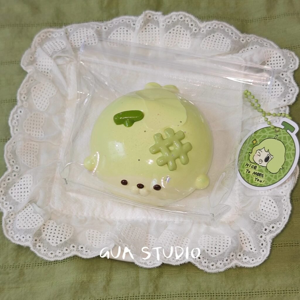 509014 Tian Gua Puzi Seal Melon Daifuku (Thin Cream Clay Texture Series) / 甜瓜铺子 海豹甜瓜大福（稀奶油泥感触感系列）