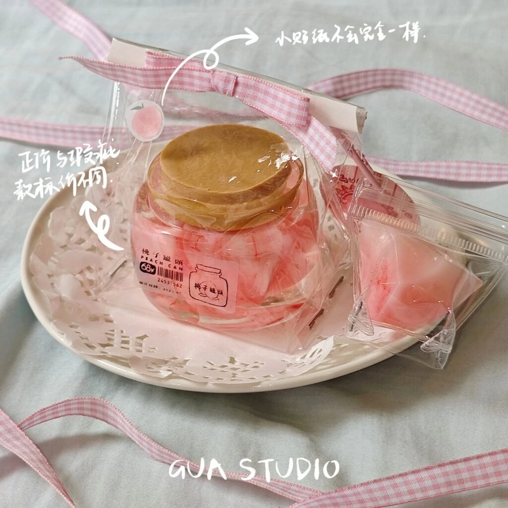 509019 Tian Gua Puzi Peach Jar (Clear Watery Texture Series) / 甜瓜铺子 桃子罐头（透明水感触感系列）