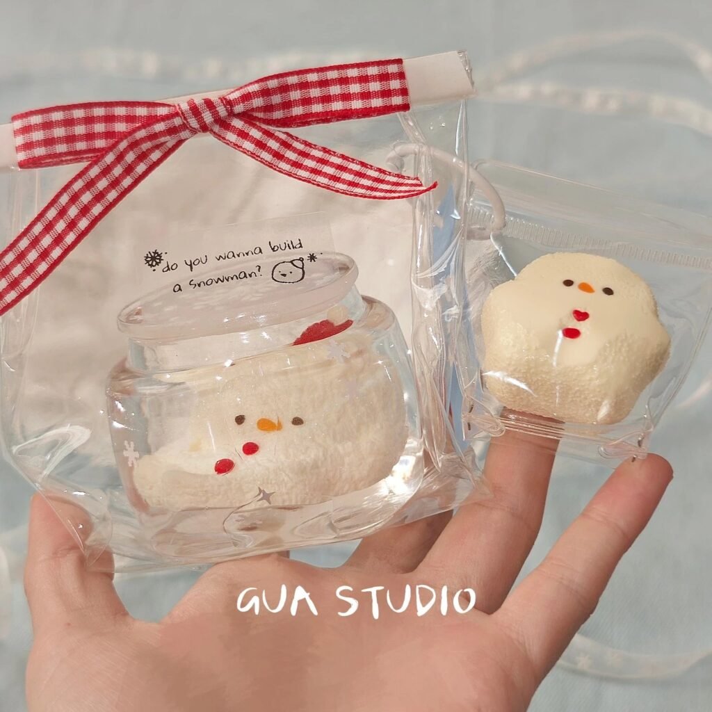 509023 Tian Gua Puzi Snowman Jar (Watery Texture Series) / 甜瓜铺子 雪人罐头（水感触感系列）