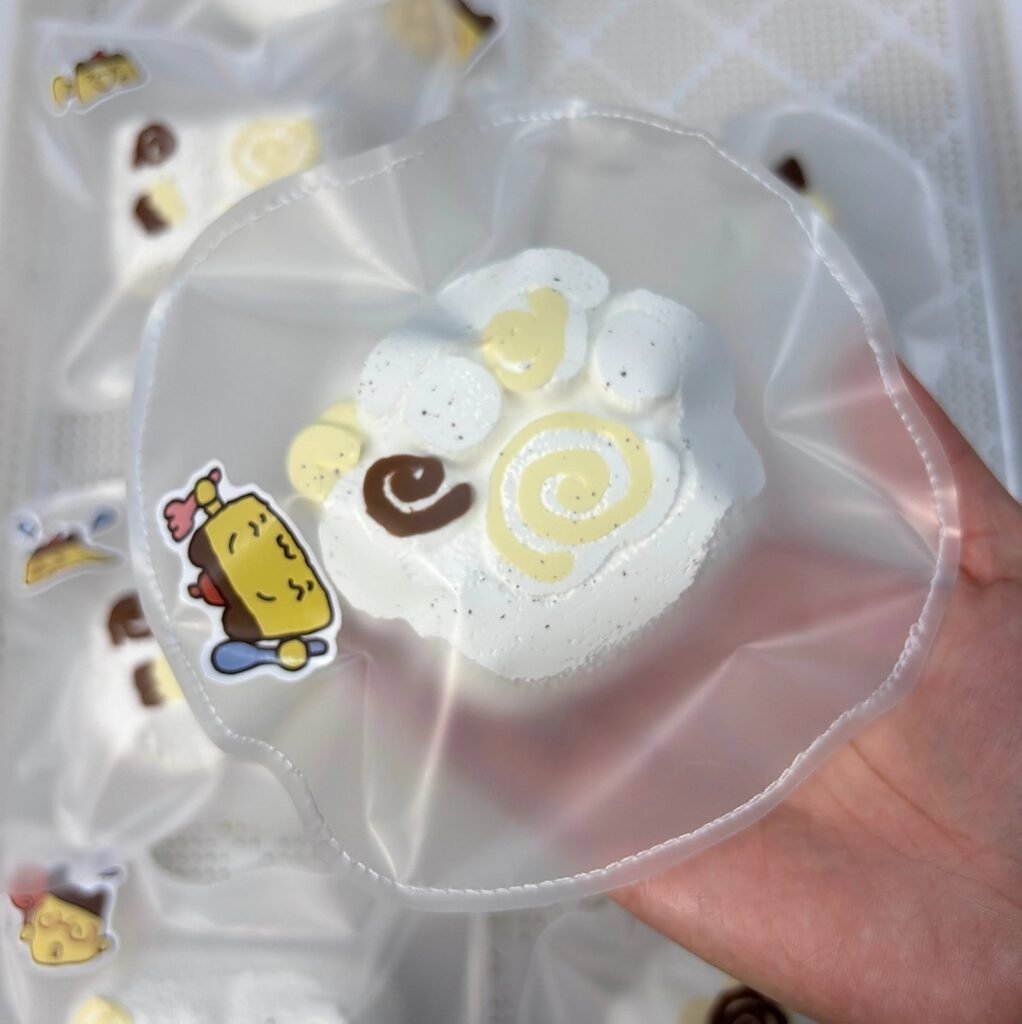 556040 Toast Cat Butter Pudding Fuzzy Cat Paw - Cosmetic Defect (Glutinous Cream Texture Series) / 吐司猫 黄油布丁绒绒猫爪(默认瑕疵)(糯奶油触感系列)